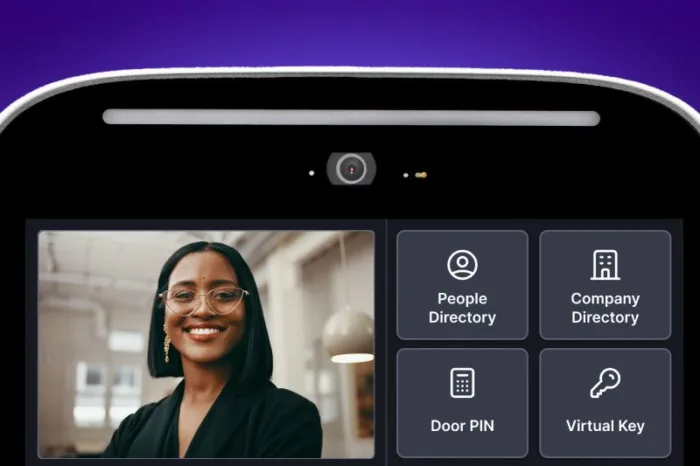 An example of a commercial intercom system.