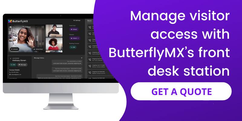 visitor management front desk quote cta