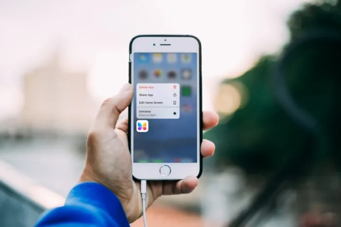 Open the door from your iPhone home screen