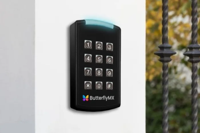 ButterflyMX, shown here, is the best physical security system.