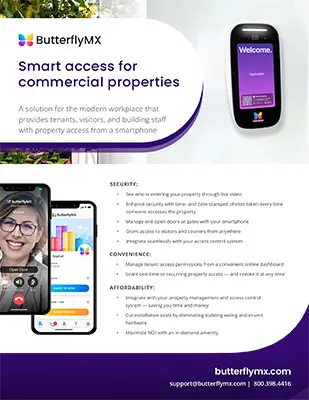 butterflymx commercial access fact sheet