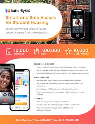 butterflymx student housing fact sheet