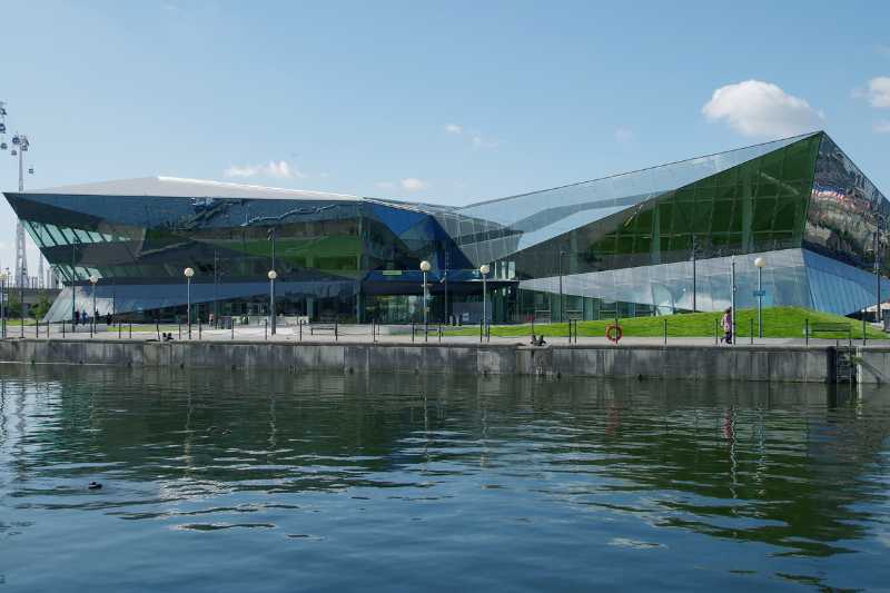 The Crystal Building in London, England