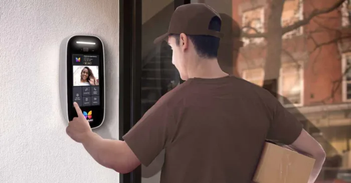 Intercom delivery pass