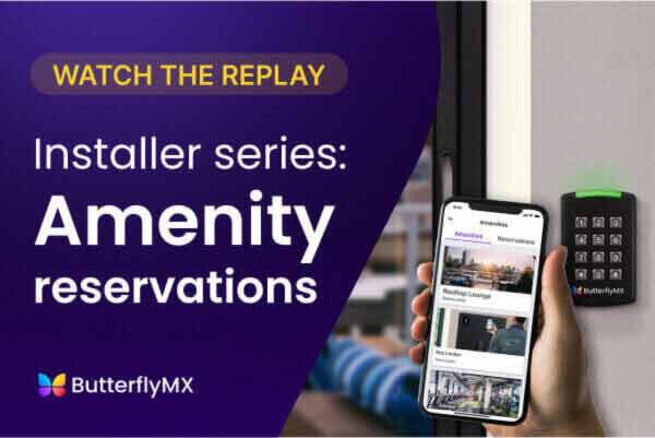 Installer series: amenity reservations