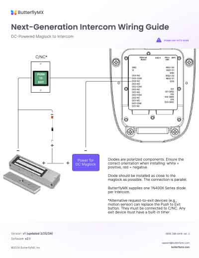 butterflymx-video-intercom-dc-maglock-wiring-guide butterflymx video intercom dc maglock wiring guide