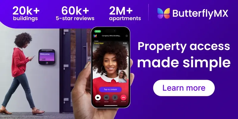 ButterflyMX Access Control CTA