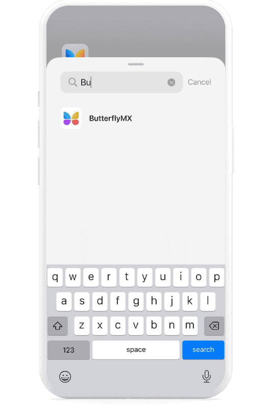 Search for and select 'ButterflyMX'