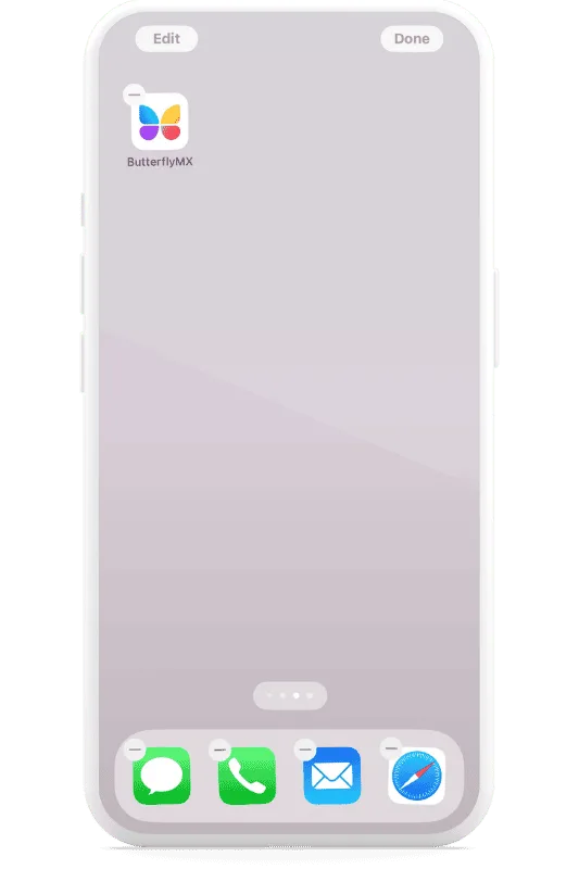 Tap 'edit' in the top left corner of your screen