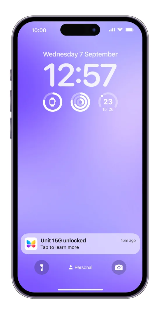 phone lockscreen notification