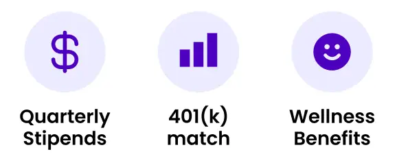 icons displaying the ButterflyMX career benefits